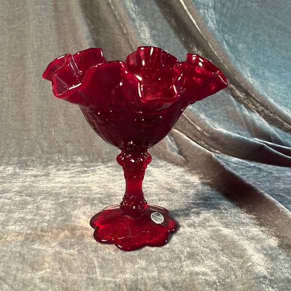 Fenton Accents Vtg Fenton Pedestal Dish Poshmark